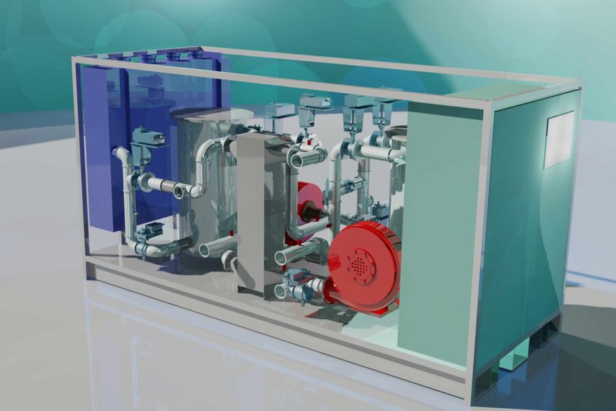 Pilotanlage Abluftreinigung