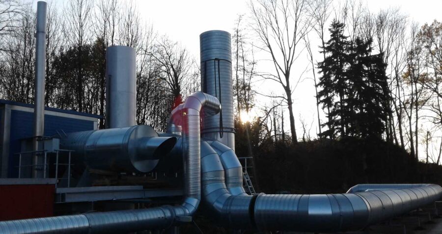 Anlage VOC Abbau für Abluftreinigung