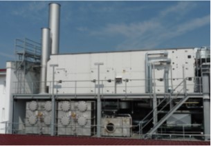 Industrieanlage der Chemie-Industrie